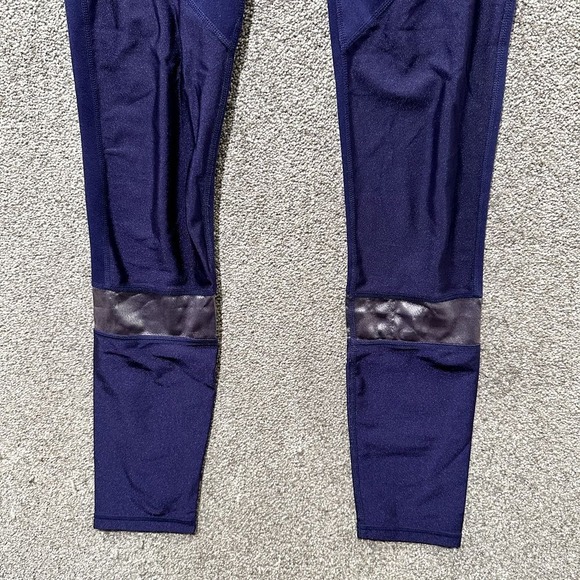 Fabletics‎ Agnes Leggings Women XS Eclipse Purple Mixed Media Power Hold UPF 50+ - Picture 5 of 13